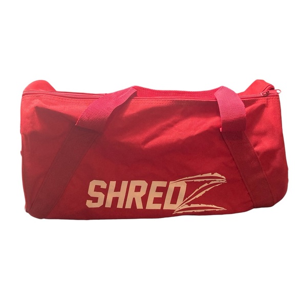 ShredZ Gym Bag - Red, progress cards and 30 day quick weight loss plan - Picture 2 of 10